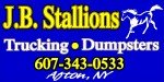 JB Stallions Trucking & Dumpsters Logo